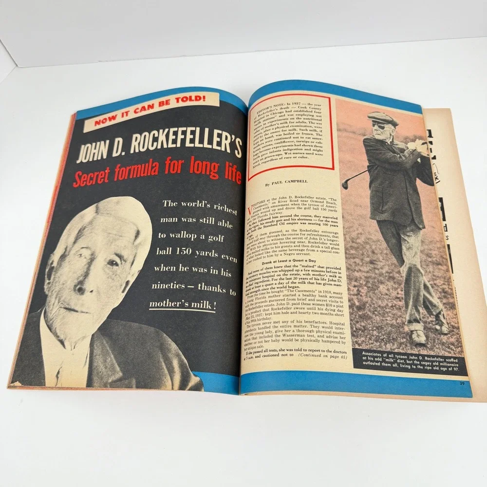 Vintage Confidential Magazine Jan 1956 Gary Cooper Kim Novak Anita Ekberg